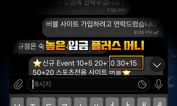 버블 먹튀 높은 입금 플러스 머니