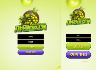 샤인머스켓 먹튀 로그인 페이지