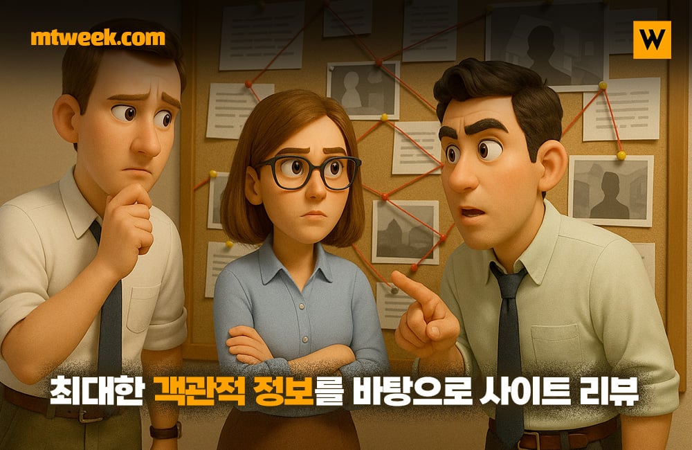 최대한 객관적 정보를 바탕으로 사이트 리뷰