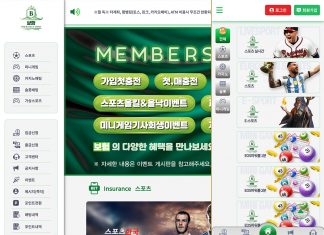 보험 먹튀 좌 데스크탑 우 모바일 홈 화면 모습