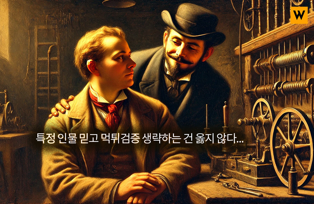 특정 인물 믿고 먹튀검증 생략하는 건 옳지 않다