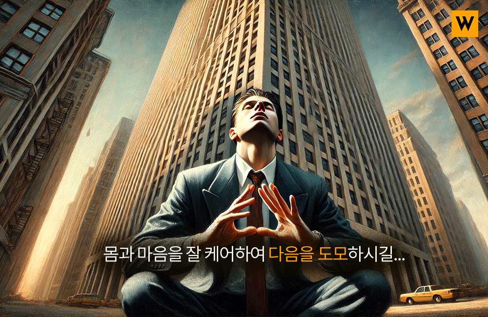 몸과 마음을 잘 케어하여 다음을 도모하시길...