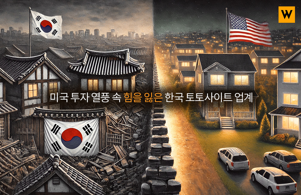 미국 투자 광풍 속 힘을 잃은 한국 토토사이트 업계