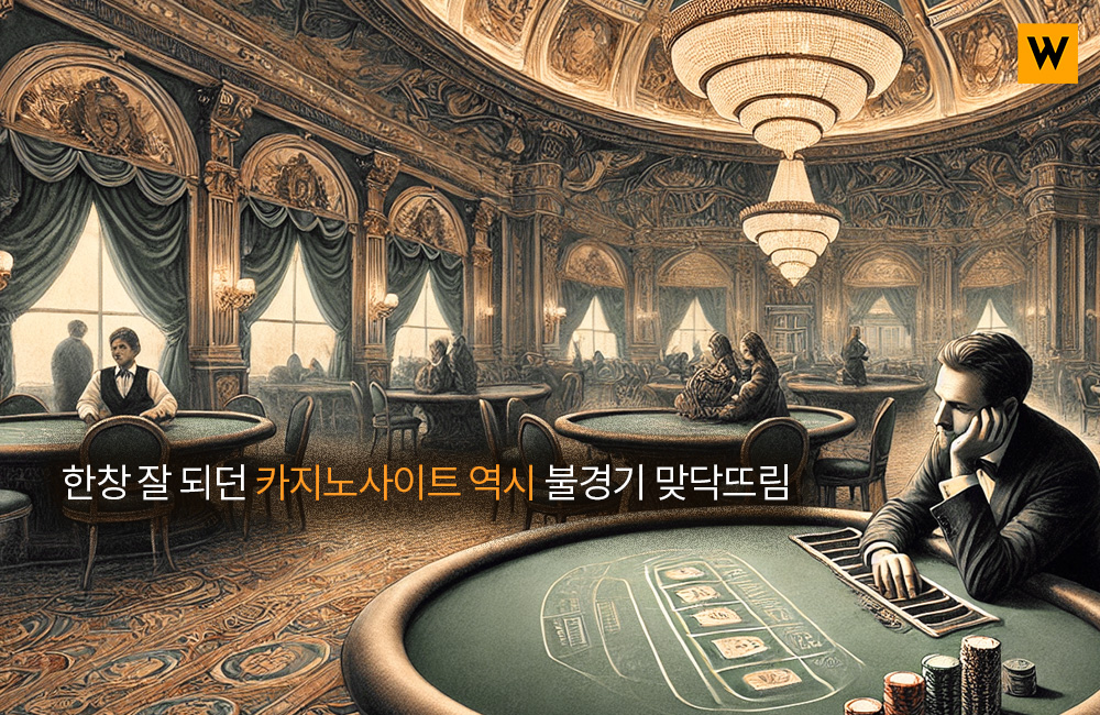 한창 잘 되던 카지노사이트 역시 불경기 맞닥뜨림