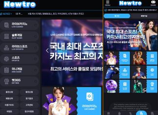 뉴트로 아이온 먹튀 터진 곳 메인페이지 모습