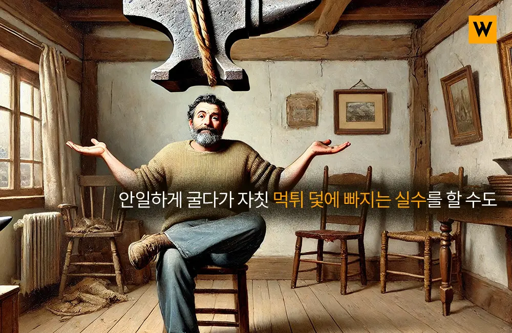안일하게 굴다가 먹튀 덫에 빠지는 실수를 할 수도