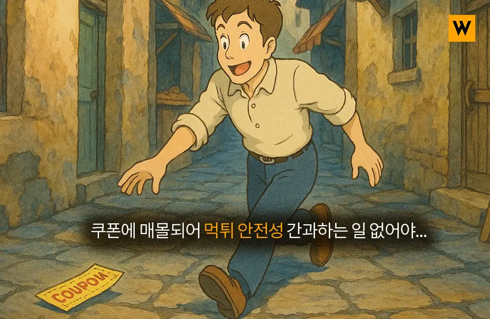 쿠폰에 매몰되어 먹튀 안전성 간과하는 일 없어야