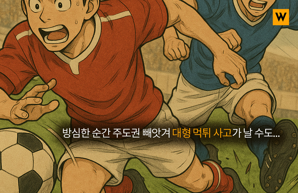 방심한 순간 주도권 빼앗겨 대형 먹튀 사고가 날 수도