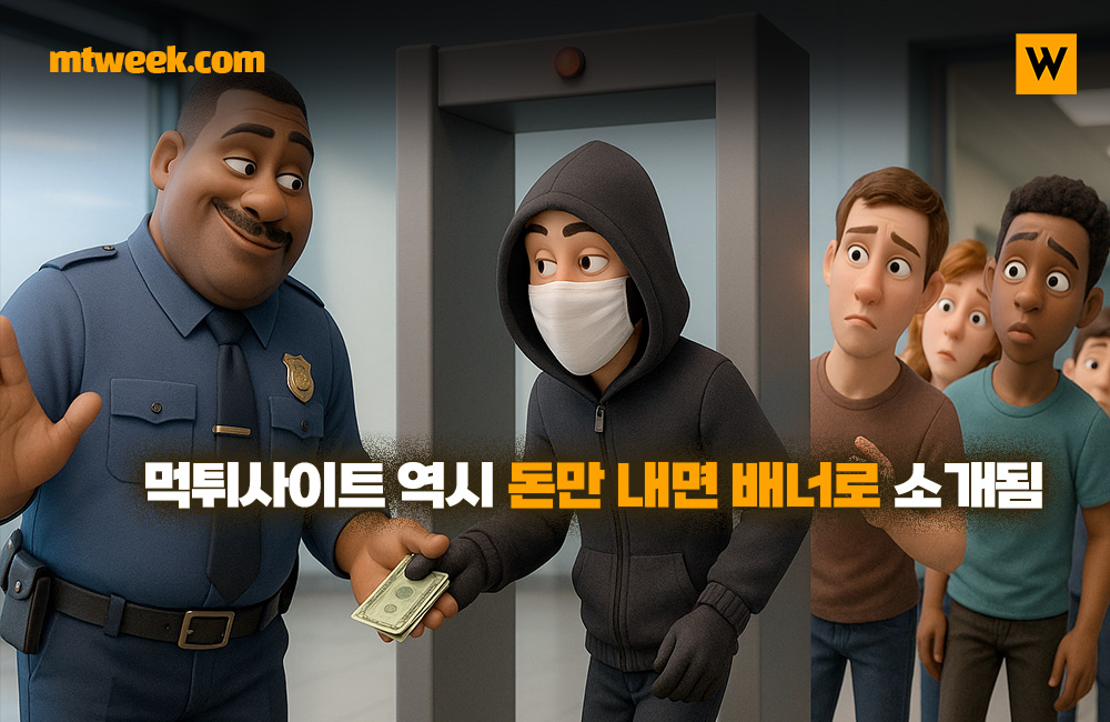 먹튀사이트 역시 돈만 내면 배너로 소개됨
