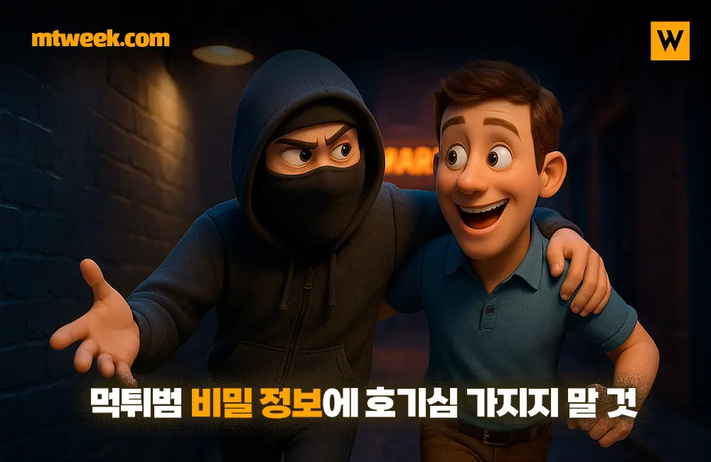 먹튀범 비밀 정보에 호기심 가지지 말 것