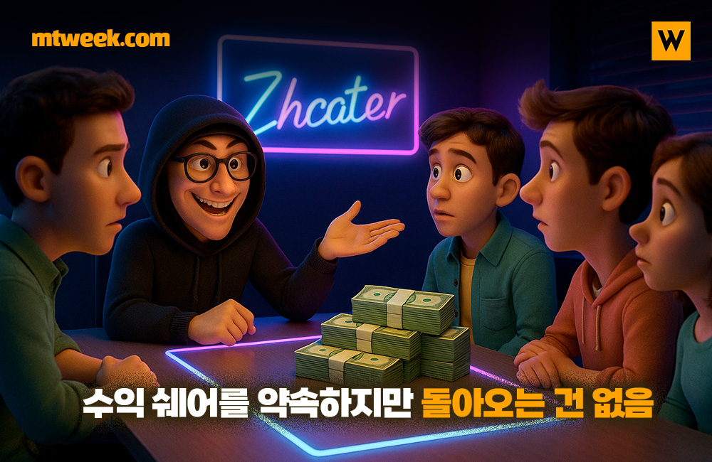 수익 쉐어를 약속하지만 돌아오는 건 없음
