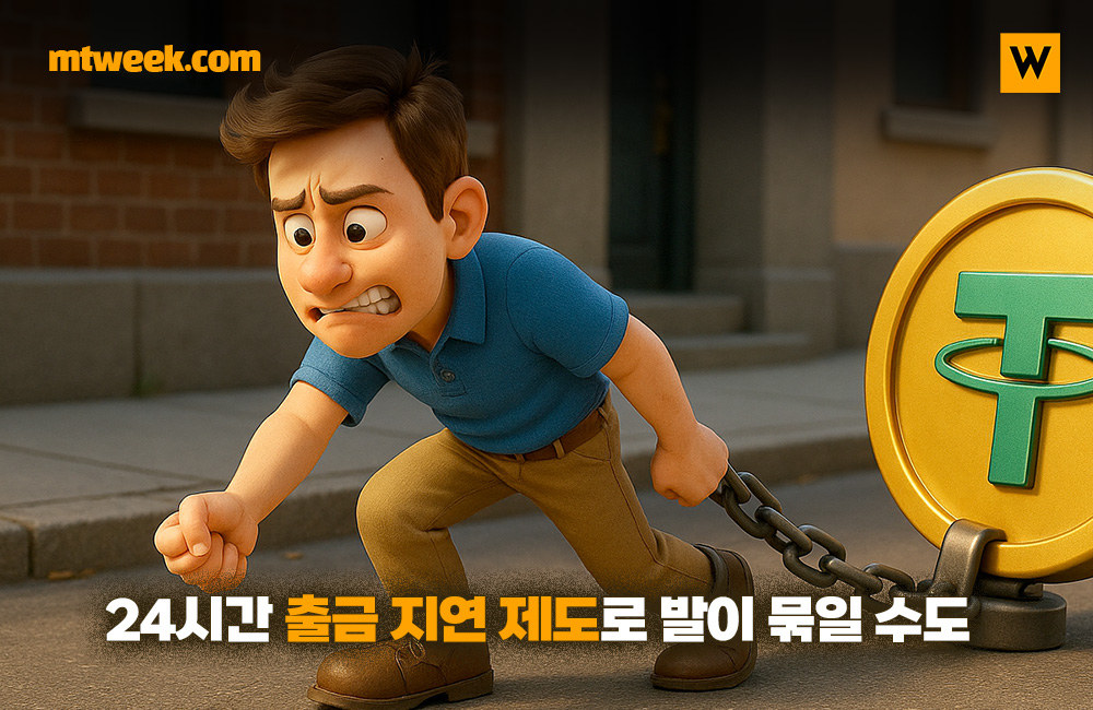 24시간 출금 지연 제도로 발이 묶일 수도