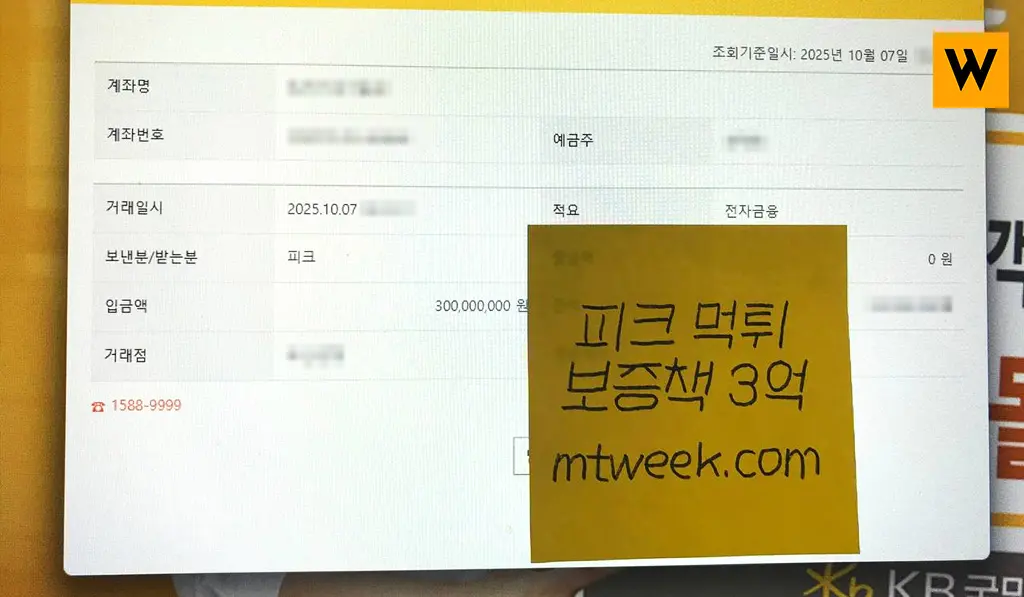 피크 먹튀 보증책 3억 예치함