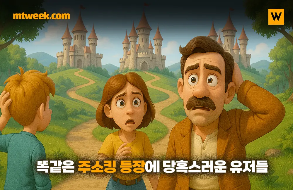 똑같은 주소킹 등장에 당혹스러운 유저들