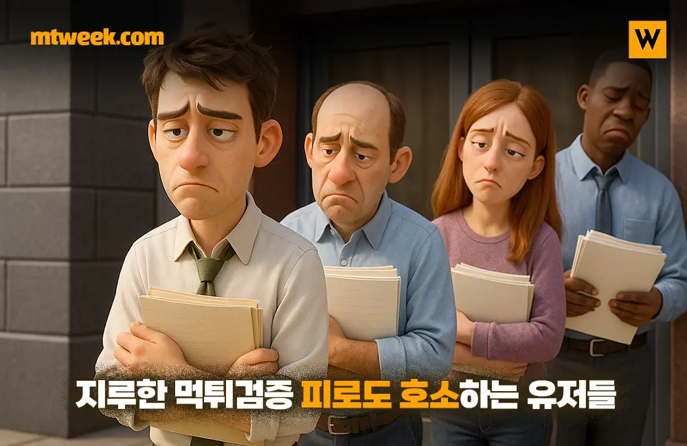 지루한 먹튀검증 피로도 호소하는 유저들